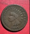 1864L US Indian Head Cent! "L" Shows! Pointed Bust! VG! Nice! Old US Coin!