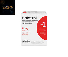 Habitrol Nicotine Patch Step 1 21 mg 14 Count (Stop Smoking Aid)