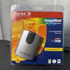 NOS SanDisk SDDR-91-07 ImageMate USB 2.0 CompactFlash I/II Reader/Writer 2D4 