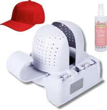 Hat shaping machine with hairspray – adjustable hat care and reshaping equipment