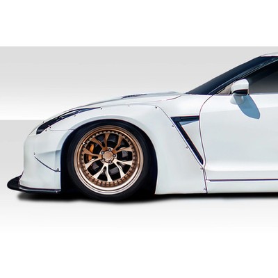 Duraflex R35 LBW Front Fender Flares for GT-R Nissan 09-21 ed_113508