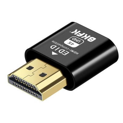 4K HDR HDMI Dummy Plug Virtual Monitor EDID Emulator Headless Display Adapter