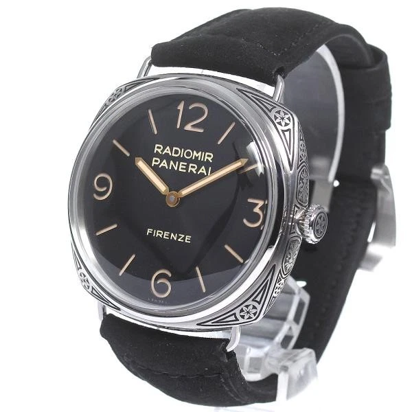 Panerai — Officine Panerai Radiomir 3 Days PAM00604 47mm Black Dial Automatic Watch #C1445