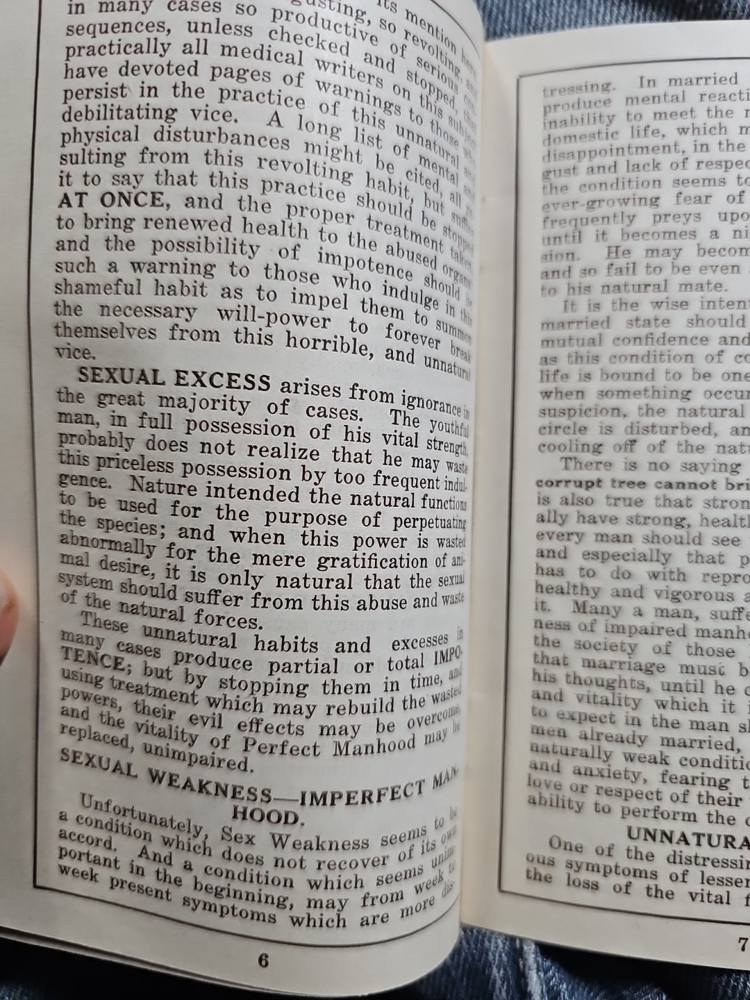 Perfect Manhood Its Real Meaning Cumberland Chemical Co Booklet Quack...