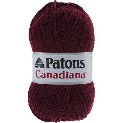 Spinrite 244510-10430 Canadiana Yarn - Solids-Burgundy