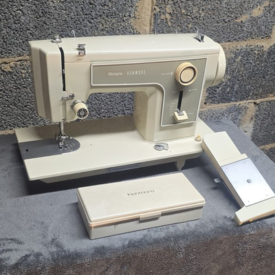 #ad #ad Sears Kenmore 158.12270 Sewing Machine w Accessories NO POWER CORD PEDAL $95.00