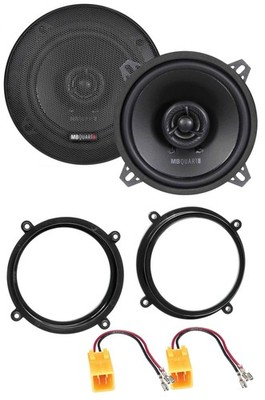 MB Quart 140Watt 13cm 2-Wege Lautsprecher für Fiat Brava Bravo Marea Ablage Heck