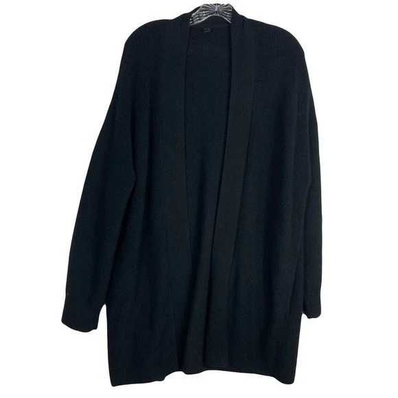 Suéter Lululemon 2022 Mezcla de Lana Merino Acanalado Largo Envolvente en Negro Talla 10 $148 Foto 2 de 4