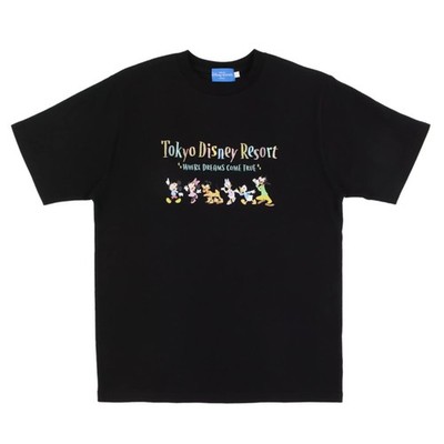 NEW Japan Tokyo Disney Resort T-Shirts Area Park Map 100% cotton