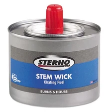 sterno 10102 Chafing Fuel Can With Stem Wick, Methanol, 6 Hour Burn, 1.89 G,