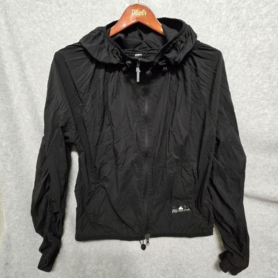 Adidas Stella McCartney Jacket Women Medium Black Hooded Windbreaker Run