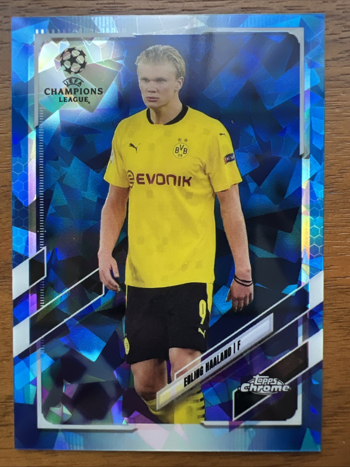 2020-21 Topps Chrome Uefa Champions League Sapphire Edition - Erling Haaland #49