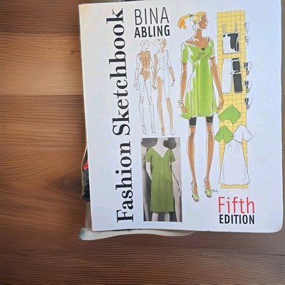 Fashion Sketchbook Bina Abling 2007 Spiral Revised Edition 504 Pages Very Good