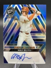 2024 Press Pass Premium Max Belyeu Reflector Prismatic Blue Auto 1/25