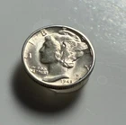 1945 D Mercury Dime - Uncirculated - 90% Silver - NO RESERVE AUCTION