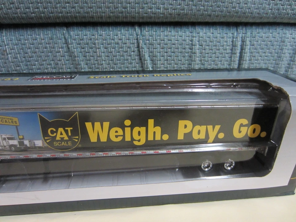 SpecCast Collectibles CAT Scale Semi Truck Trailer 1:64 Die-Cast Metal #33759 - Image 3 of 4