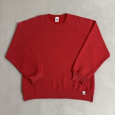 Vintage Russell Athletic Red Sweatshirt Size M Heavy Hip Hop Streetwear 90s