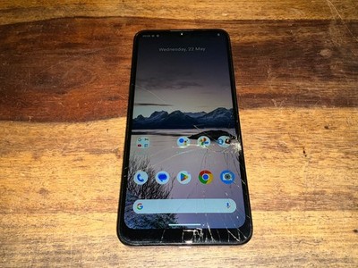 Nokia G21 TA-1418 64GB Dusk Android Smartphone gesprungenes Display