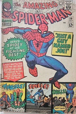The Amazing Spiderman Comic #38, July 1966, echte Rarität, Englisch