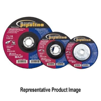 United Abrasives-SAIT 20120 4-1/2x1/8x5/8-11The Ultimate Pipeline  Wheel 10 Pack