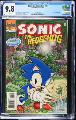 Sonic the Hedgehog #38 1996 Archie Publications CGC 9.8 White Pages 008