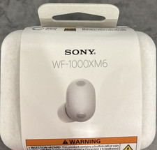 Sony WF-1000XM6 Wireless Noise Cancelling Earbuds, Platinum Silver