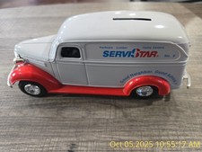 1938 CHEVY PANEL TRUCK BANK NO.9 ERTL DIE CAST MODEL-1:24