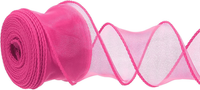 4 Cm X 9.1 M Organzaband, Dunkelrosa Geschenkverpackung Schleifenband Breit, Dek