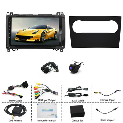 9'' 2+32G Android 14 Autoradio für Benz A/B Class W169 W245 B160 B170 B180 B200