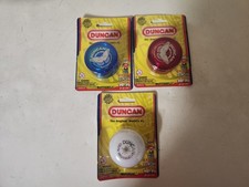 3 Duncan YO YO 1 WHITE Glow in the Dark Imperial 2 BUTTERFLY RED  BLUE NEW
