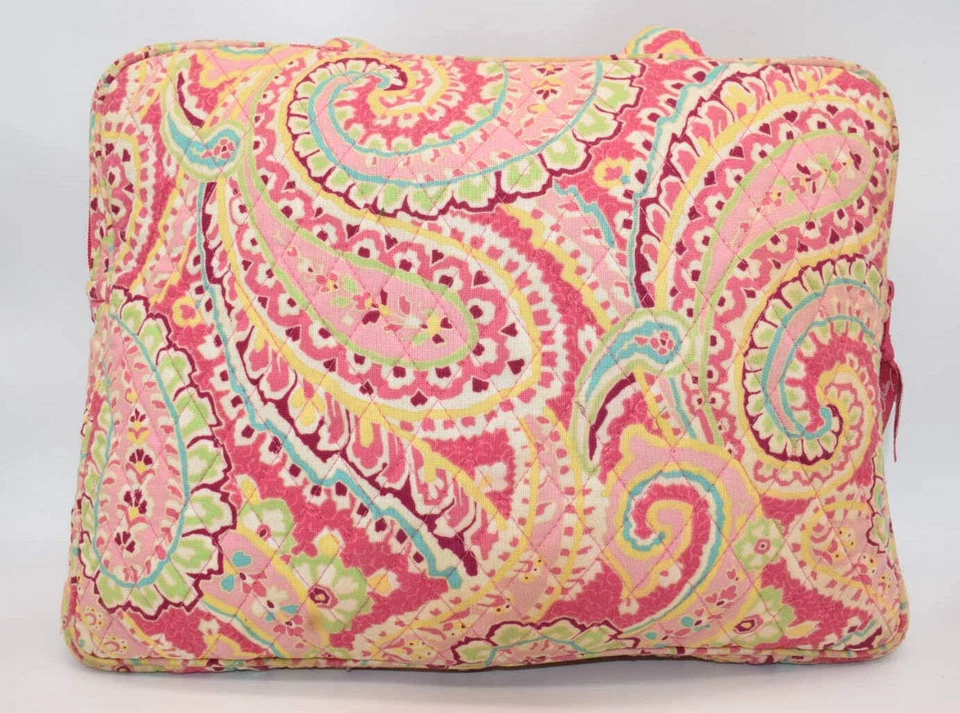 Vera Bradley Laptop / Work Bag in "Capri Melon" Pattern - Image 2 of 4