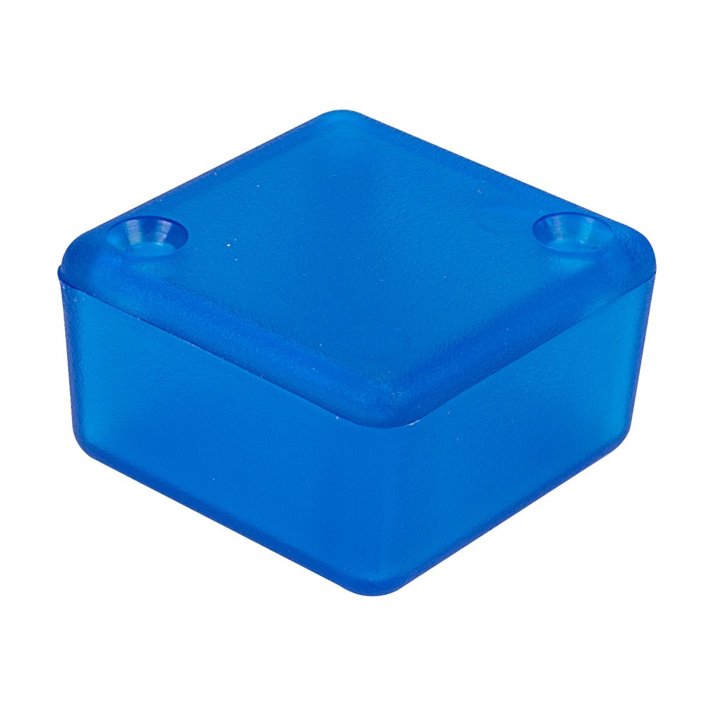 Hammond Translucent Blue ABS Enclosure 35 x 35 x 20mm