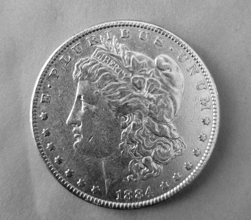 1884 Morgan Silver Dollar $1 Coin 0.9 Fine Silver US Uncertified Collectible