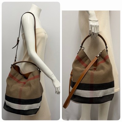 Burberry Medium Bucket Susanna Bag Purse Inner Pouch $695.00 Receipt Sleeper Bag