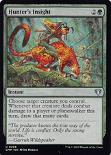 Hunter's Insight CMM 296 Normal English NM - MTG