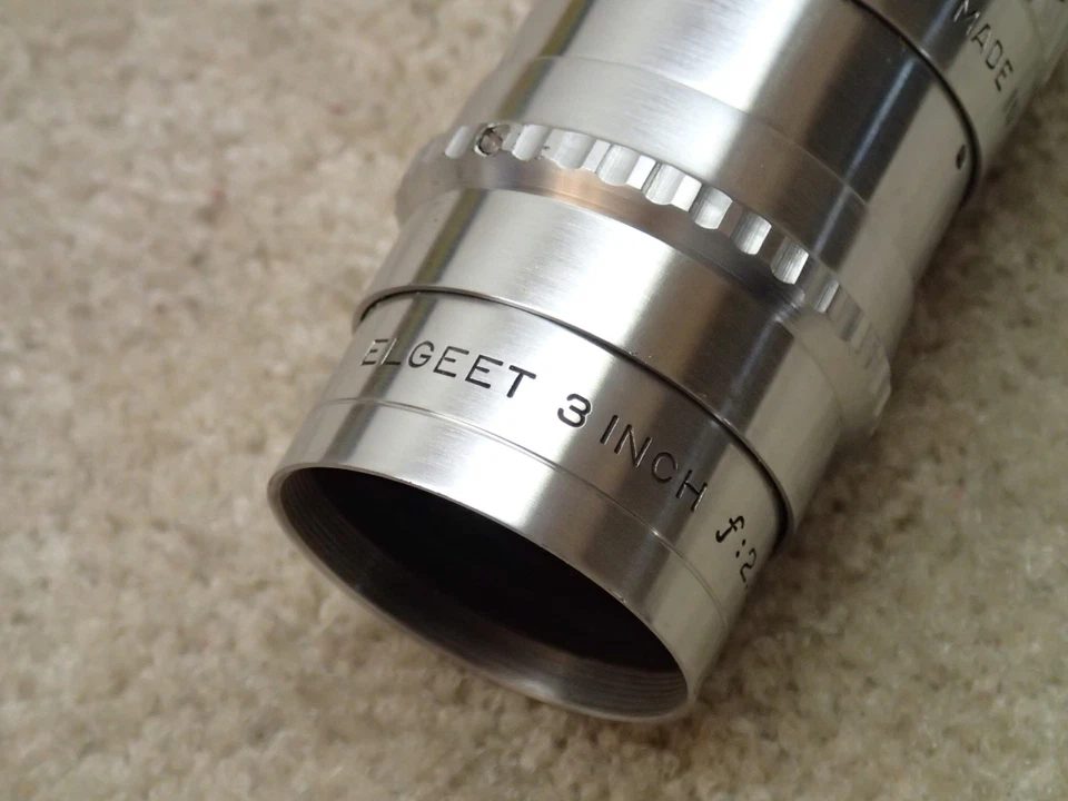 Elgeet 3 Inch f2.9 Cine Tel Lens C Mount Estate Item Project READ - Image 4 of 4