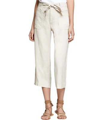 Sanctuary Clothing Womens Sasha Casual Cropped Pants, Beige, 30