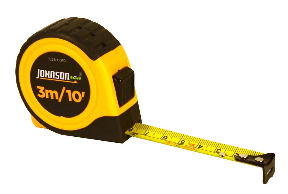 Johnson Level & Tool 1828-0010 Metric/Inch Power Tape, 3 m, Yellow,black - Image 4 of 4