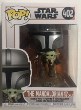 Nuevo Funko Pop Star Wars The Mandalorian con figura de cabeza de bobble infantil #402 *NUEVO EN CAJA*
