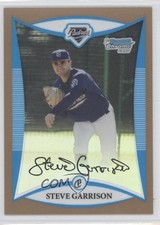 2008 Bowman Chrome Prospects Gold Refractor 27/50 Steve Garrison #BCP182 0i0