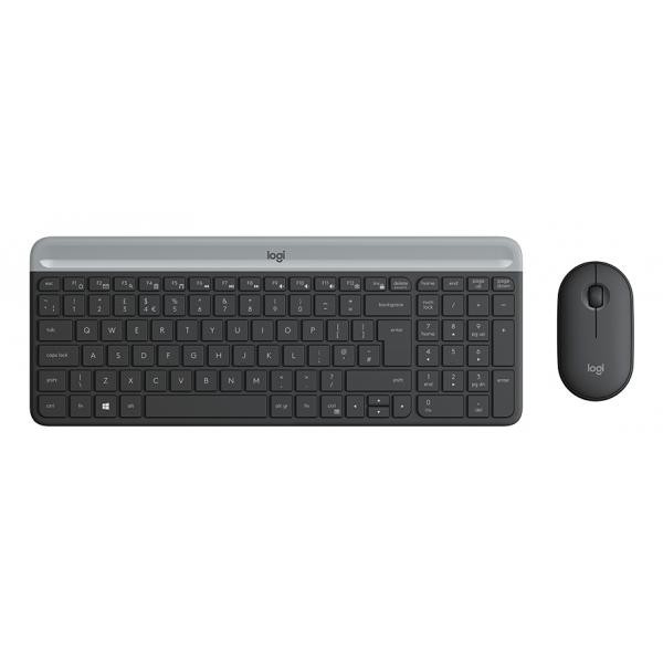 Logitech mk470 kit mouse e tastiera wireless per windows, ricevitore usb 2.4 ghz, sottile, compatto, silenzioso, batteria - Immagine 14