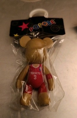 POPOBE BEAR TRACY MCGRADY ROCKETS HOUSTON SCHLÜSSELANHÄNGER NEU WERKSEITIG VERSIEGELT - VERSIEGELT