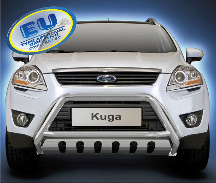 Pare buffle Ford Kuga avec plaque sabot pour protéger le pare-choc