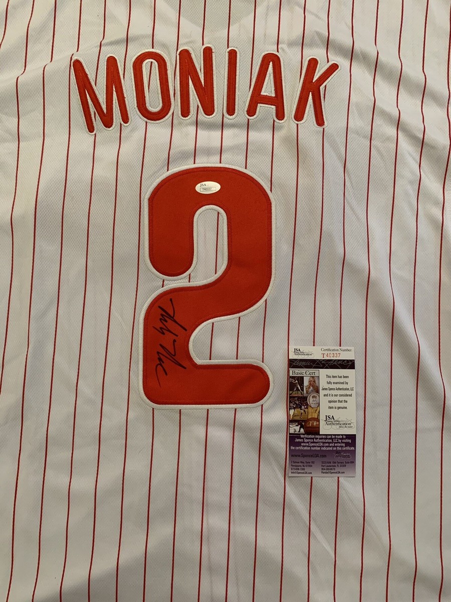 Mickey Moniak Signed Autographed Philadelphia Phillies Jersey JSA COA!  Angels