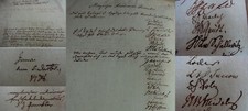 Manuscript document University of JENA 1778, with 18 signatures of professors!