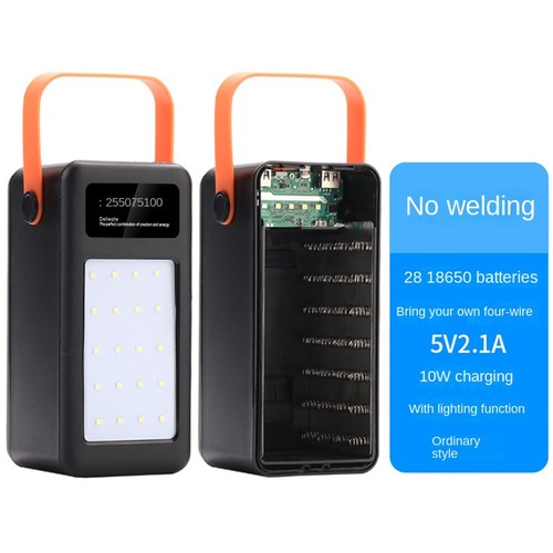 DIY 28x 18650 Type-C USB Battery Storage Box Fast Charging Power Bank Case Shell - Picture 13 of 28