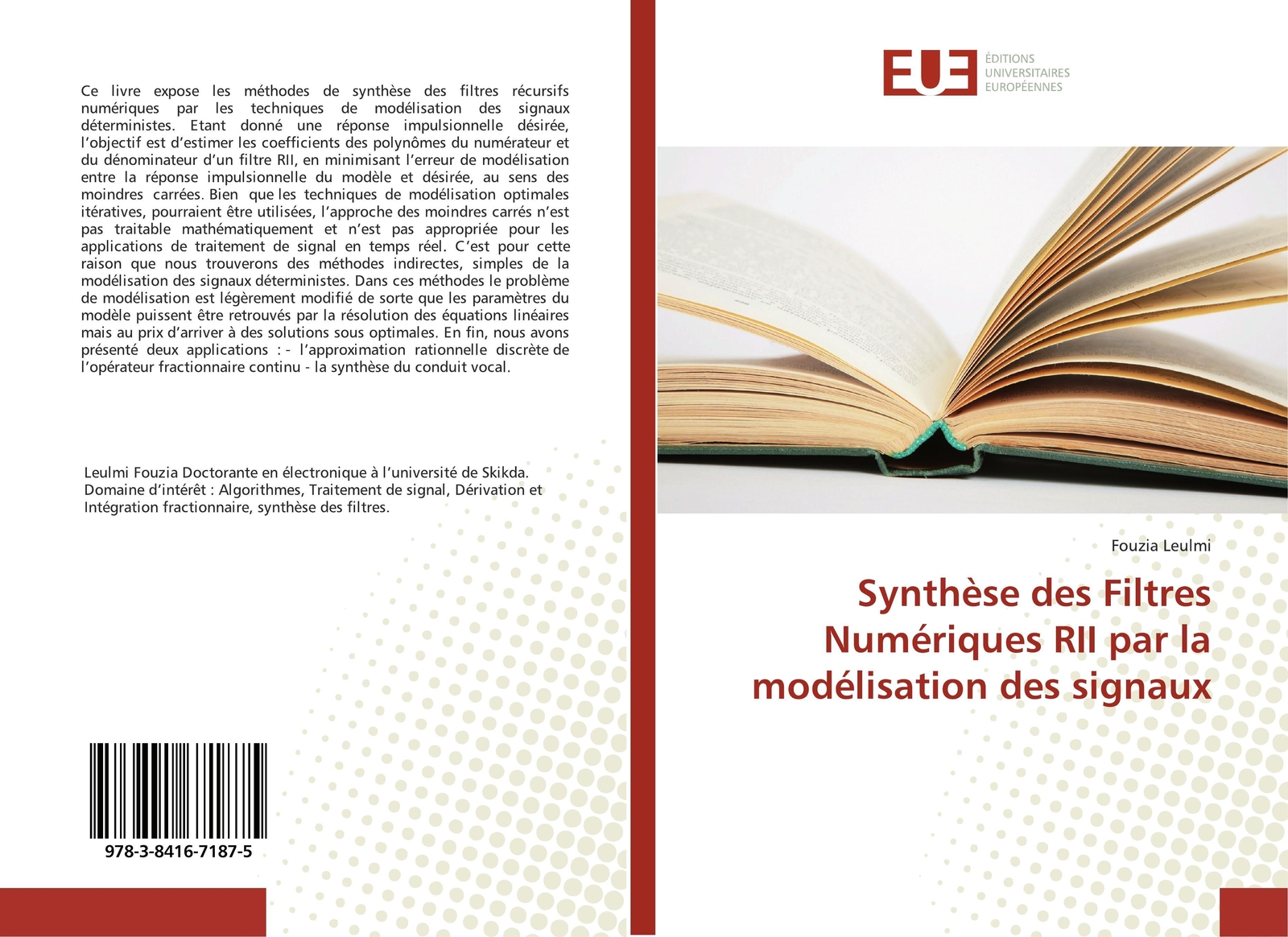Thumbnail - Synthèse Des Filtres Numériques Rii Par La Modélisation Des Signaux
