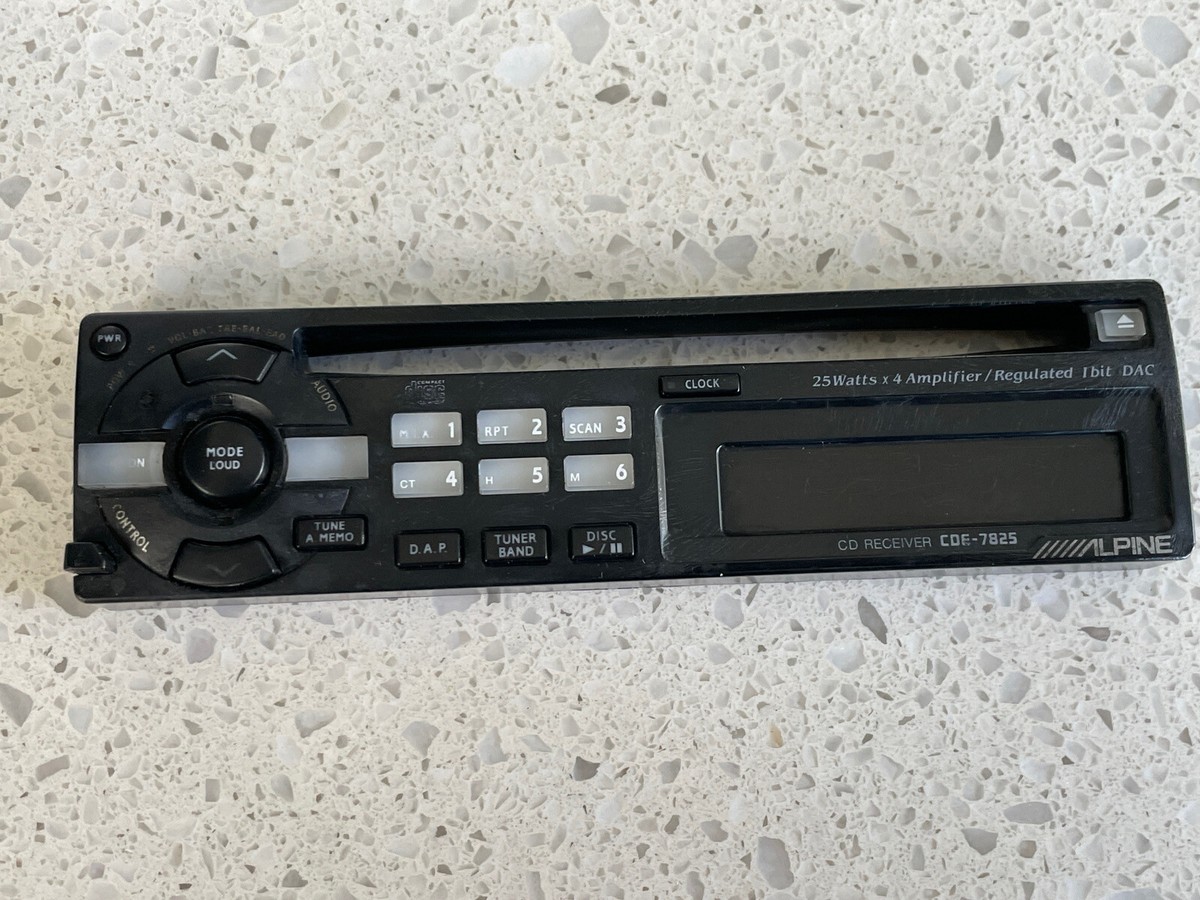 ALPINE CDE-7825 STEREO FACEPLATE ONLY ALPINE CDE-7825 ONLY