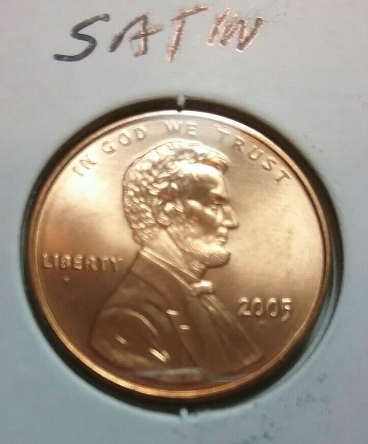 2005 Lincoln Memorial Cent  P - Satin - Uncirculated