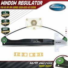 New Window Regulator Rear Right for Audi A3 8PA 2003-2013 8P4839462A 4/5 Door